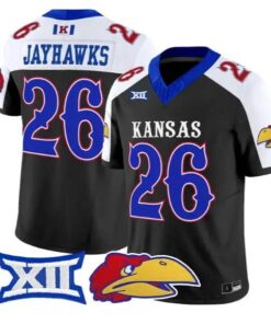 Jayhawks Jersey #26 Kansas Jayhawks 2026 Vapor Limited All Stitched by My Store NCAA Football Jerseys