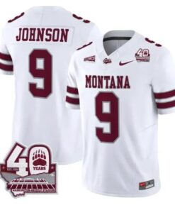 Jaylen Johnson Jersey #9 Montana Grizzlies 2026 Limited All Stitched 10 Jaylen Johnson Jersey #9 Montana Grizzlies 2026 Limited All Stitched by My Store NCAA Football Jerseys