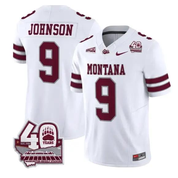 Jaylen Johnson Jersey #9 Montana Grizzlies 2026 Limited All Stitched 5 Jaylen Johnson Jersey #9 Montana Grizzlies 2026 Limited All Stitched by My Store NCAA Football Jerseys