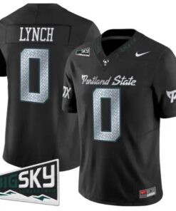 Jaylen Lynch Jersey #0 Portland State Vikings 2026 Limited All Stitched by My Store NCAA Football Jerseys