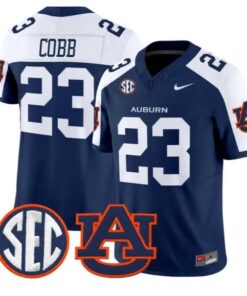 Jeremiah Cobb #23 Auburn Tigers Jersey 2026 Vapor Limited Stitched by My Store NCAA Football Jerseys