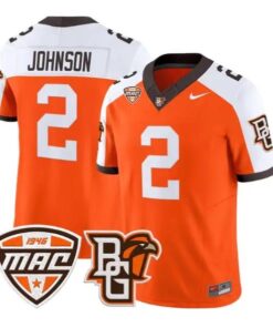 JoJo Johnson #2 Bowling Green Falcons Jersey 2026 Vapor All Stitched 8 JoJo Johnson #2 Bowling Green Falcons Jersey 2026 Vapor All Stitched by My Store NCAA Football Jerseys