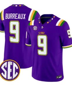 Joe Burrow #9 LSU Tigers Jersey 2026 Mardi Gras Edition All Stitched 5 Joe Burrow #9 LSU Tigers Jersey 2026 Mardi Gras Edition All Stitched by My Store NCAA Football Jerseys