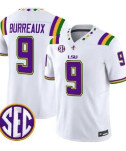 Joe Burrow #9 LSU Tigers Jersey 2026 Mardi Gras Edition All Stitched 6 Joe Burrow #9 LSU Tigers Jersey 2026 Mardi Gras Edition All Stitched by My Store NCAA Football Jerseys