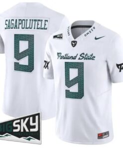 John-Keawe Sagapolutele Jersey #9 Portland State Vikings 2026 All Stitched by My Store NCAA Football Jerseys