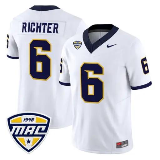 John Alan RichterJersey #6 Toledo Rockets 2026 Vapor Limited Stitched by My Store NCAA Football Jerseys