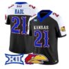 John_Hadl_Jersey_21_Kansas_Jayhawks_2026_Vapor_Limited_All_Stitched_Black_Alter - Malcom Terry John Hadl Jersey #21 Kansas Jayhawks 2026 Vapor Limited All Stitched by My Store NCAA Football Jerseys