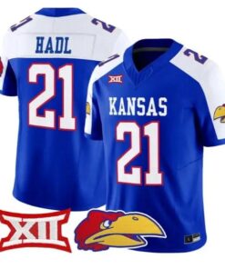 John Hadl Jersey #21 Kansas Jayhawks 2026 Vapor Limited All Stitched by My Store NCAA Football Jerseys