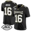 Johnny Unitas Jersey #16 Louisville Cardinals 2026 For The Ville Vapor Stitched by My Store NCAA Football Jerseys