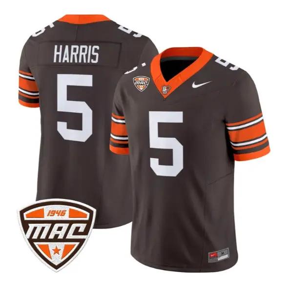 Josh Harris #5 Bowling Green Falcons Jersey 2026 Vapor All Stitched 2 Josh Harris #5 Bowling Green Falcons Jersey 2026 Vapor All Stitched by My Store NCAA Football Jerseys