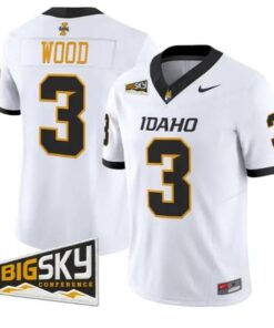 Joshua Wood #3 Idaho Vandals Jersey 2026 Vapor Limited All Stitched 6 Joshua Wood #3 Idaho Vandals Jersey 2026 Vapor Limited All Stitched by My Store NCAA Football Jerseys