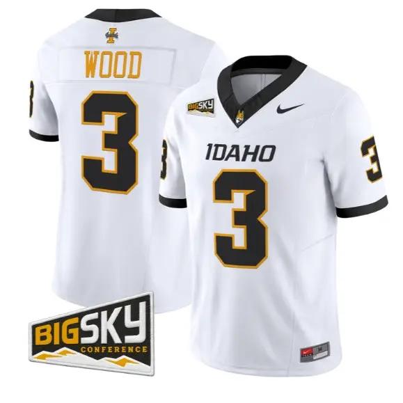 Joshua Wood #3 Idaho Vandals Jersey 2026 Vapor Limited All Stitched 3 Joshua Wood #3 Idaho Vandals Jersey 2026 Vapor Limited All Stitched by My Store NCAA Football Jerseys