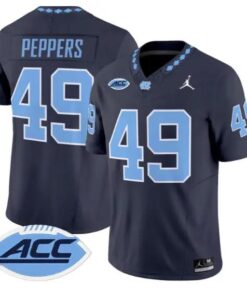 Julius Peppers Jersey #49 North Carolina Tar Heels 2026 All Stitched by My Store NCAA Football Jerseys