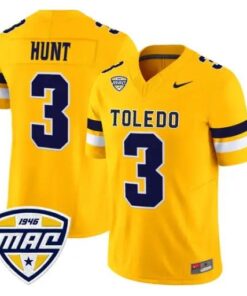 Kareem Hunt Jersey #3 Toledo Rockets 2026 Vapor Limited All Stitched by My Store NCAA Football Jerseys