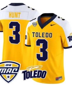 Kareem Hunt Jersey #3 Toledo Rockets 2026 Vapor Limited All Stitched by My Store NCAA Football Jerseys