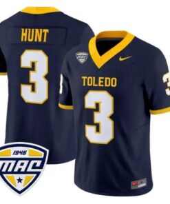 Kareem Hunt Jersey #3 Toledo Rockets 2026 Vapor Limited All Stitched by My Store NCAA Football Jerseys