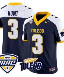Kareem Hunt Jersey #3 Toledo Rockets 2026 Vapor Limited All Stitched by My Store NCAA Football Jerseys