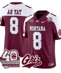 Keali'i Ah Yat Jersey #8 Montana Grizzlies 2026 Limited All Stitched 8 Keali'i Ah Yat Jersey #8 Montana Grizzlies 2026 Limited All Stitched by My Store NCAA Football Jerseys
