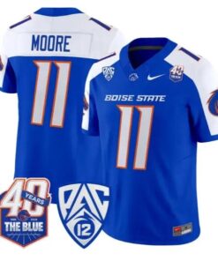 Kellen Moore Jersey #11 Boise State Broncos 2026 Limited Stitched by My Store NCAA Football Jerseys