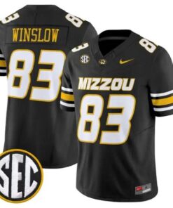 Kellen Winslow #83 Missouri Tigers Jersey 2026 Vapor Limited Stitched by My Store NCAA Football Jerseys