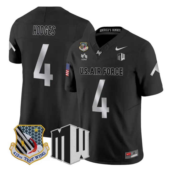 Kemper Hodges Jersey #4 Air Force Falcons 2026 Vapor Limited All Stitched 1 Kemper Hodges Jersey #4 Air Force Falcons 2026 Vapor Limited All Stitched by My Store NCAA Football Jerseys