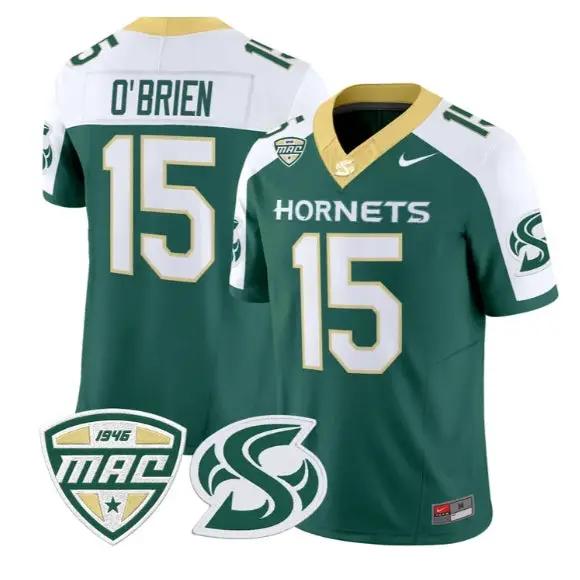 Ken O'Brien Jersey #15 Sacramento State Hornets 2026 Vapor Stitched 1 Ken O'Brien Jersey #15 Sacramento State Hornets 2026 Vapor Stitched by My Store NCAA Football Jerseys
