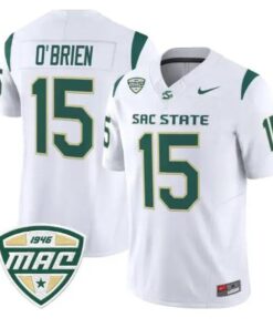 Ken O'Brien Jersey #15 Sacramento State Hornets 2026 Vapor Stitched 6 Ken O'Brien Jersey #15 Sacramento State Hornets 2026 Vapor Stitched by My Store NCAA Football Jerseys