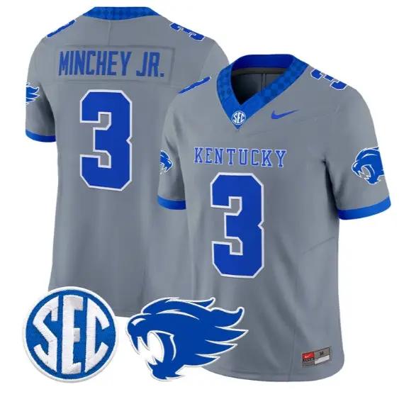 Kenny Minchey #3 Kentucky Wildcats Jersey 2026 Vapor Limited Stitched 3 Kenny Minchey #3 Kentucky Wildcats Jersey 2026 Vapor Limited Stitched by My Store NCAA Football Jerseys