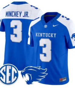 Kenny Minchey #3 Kentucky Wildcats Jersey 2026 Vapor Limited Stitched 10 Kenny Minchey #3 Kentucky Wildcats Jersey 2026 Vapor Limited Stitched by My Store NCAA Football Jerseys