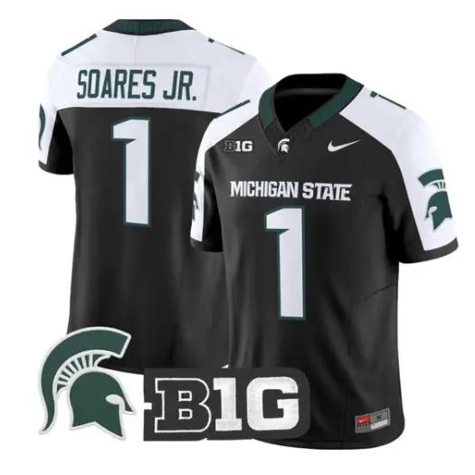 Kenny Soares Jr Jersey #1 Michigan State Spartans 2026 All Stitched 1 Kenny Soares Jr Jersey #1 Michigan State Spartans 2026 All Stitched by My Store NCAA Football Jerseys