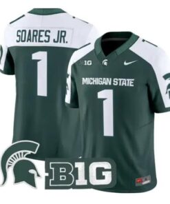 Kenny Soares Jr Jersey #1 Michigan State Spartans 2026 All Stitched 8 Kenny Soares Jr Jersey #1 Michigan State Spartans 2026 All Stitched by My Store NCAA Football Jerseys