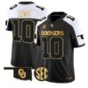 Kip Lewis #10 Oklahoma Sooners Jersey 2026 Vapor Limited Stitched by My Store NCAA Football Jerseys