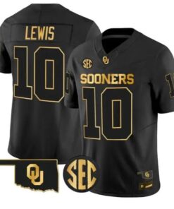 Kip Lewis #10 Oklahoma Sooners Jersey 2026 Vapor Limited Stitched 6 Kip Lewis #10 Oklahoma Sooners Jersey 2026 Vapor Limited Stitched by My Store NCAA Football Jerseys