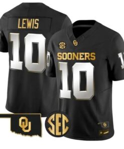 Kip Lewis #10 Oklahoma Sooners Jersey 2026 Vapor Limited Stitched 7 Kip Lewis #10 Oklahoma Sooners Jersey 2026 Vapor Limited Stitched by My Store NCAA Football Jerseys