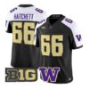 Landen Hatchett #66 Washington Huskies Jersey 2026 Limited Stitched by My Store NCAA Football Jerseys