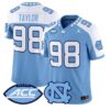 Lawrence_Taylor_Jersey_98_North_Carolina_Tar_Heels_2026_Stitched_Blue_Alter - Malcom Terry Lawrence Taylor Jersey #98 North Carolina Tar Heels 2026 Stitched by My Store NCAA Football Jerseys