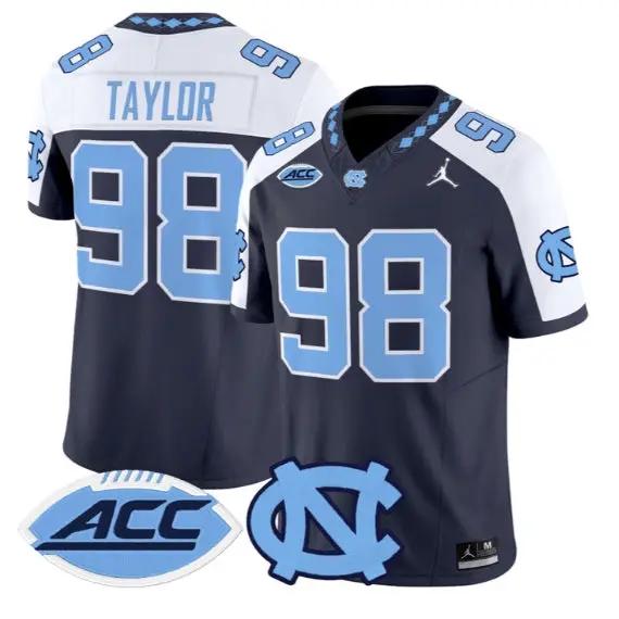 Lawrence Taylor Jersey #98 North Carolina Tar Heels 2026 Stitched 3 Lawrence Taylor Jersey #98 North Carolina Tar Heels 2026 Stitched by My Store NCAA Football Jerseys