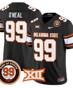 Leslie O'neal Jersey #99 Oklahoma State 2026 Leslie O'neal Stitched by My Store NCAA Football Jerseys