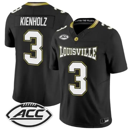 Lincoln Kienholz Jersey #3 Louisville Cardinals 2026 For The Ville All Stitched 1 Lincoln Kienholz Jersey #3 Louisville Cardinals 2026 For The Ville All Stitched by My Store NCAA Football Jerseys