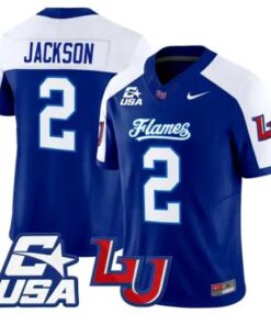 Makai Jackson Jersey #2 Liberty Flames 2026 Vapor Limited Stitched by My Store NCAA Football Jerseys