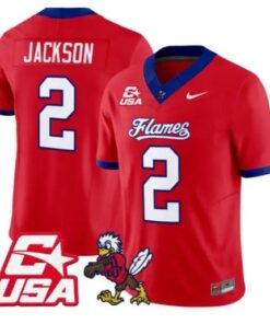 Makai Jackson Jersey #2 Liberty Flames 2026 Vapor Limited Stitched 9 Makai Jackson Jersey #2 Liberty Flames 2026 Vapor Limited Stitched by My Store NCAA Football Jerseys