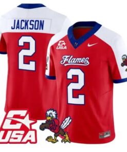 Makai Jackson Jersey #2 Liberty Flames 2026 Vapor Limited Stitched 8 Makai Jackson Jersey #2 Liberty Flames 2026 Vapor Limited Stitched by My Store NCAA Football Jerseys
