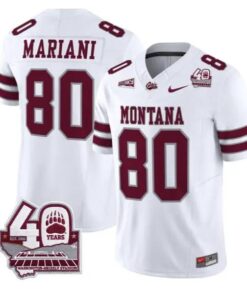 Marc Mariani Jersey #80 Montana Grizzlies 2026 Limited All Stitched 10 Marc Mariani Jersey #80 Montana Grizzlies 2026 Limited All Stitched by My Store NCAA Football Jerseys