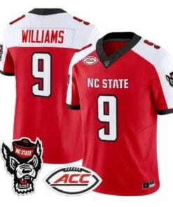 Mario Williams Jersey #9 NC State Wolfpack 2026 Limited All Stitched by My Store NCAA Football Jerseys