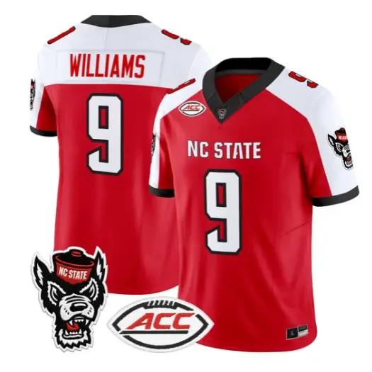 Mario Williams Jersey #9 NC State Wolfpack 2026 Limited All Stitched by My Store NCAA Football Jerseys