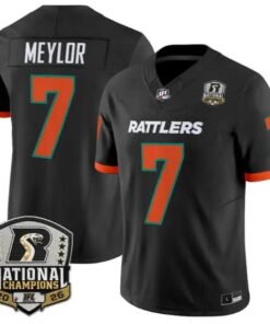 Max Meylor Jersey #7 Arizona Rattlers 2026 National Patch All Stitched by My Store NCAA Football Jerseys