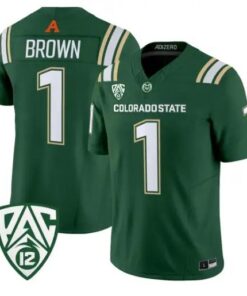 Mel Brown Jersey #1 Colorado State Rams 2026 Vapor Limited Stitched 5 Mel Brown Jersey #1 Colorado State Rams 2026 Vapor Limited Stitched by My Store NCAA Football Jerseys