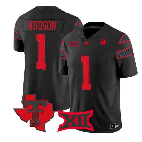 Micah Hudson Jersey #1 Texas Tech Red Raiders 2026 Vapor Limited All Stitched 1 Micah Hudson Jersey #1 Texas Tech Red Raiders 2026 Vapor Limited All Stitched by My Store NCAA Football Jerseys