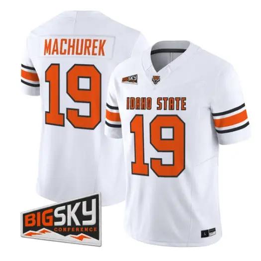 Mike Machurek Jersey #19 Idaho State Bengals 2026 Limited All Stitched by My Store NCAA Football Jerseys