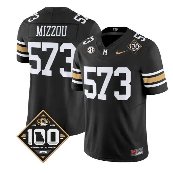 Mizzou Jersey #573 Missouri Tigers 100th Anniversary 2026 Edition Stitched 1 Mizzou Jersey #573 Missouri Tigers 100th Anniversary 2026 Edition Stitched by My Store NCAA Football Jerseys